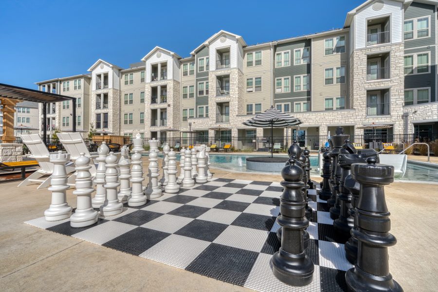 Leon Creek Flats | Patio View