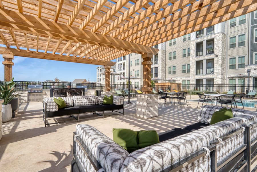 Leon Creek Flats | Pergola View